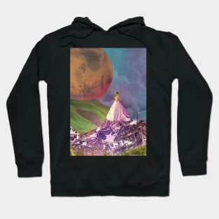 The Hilltop - Vintage Inspired Collage Illustration Hoodie